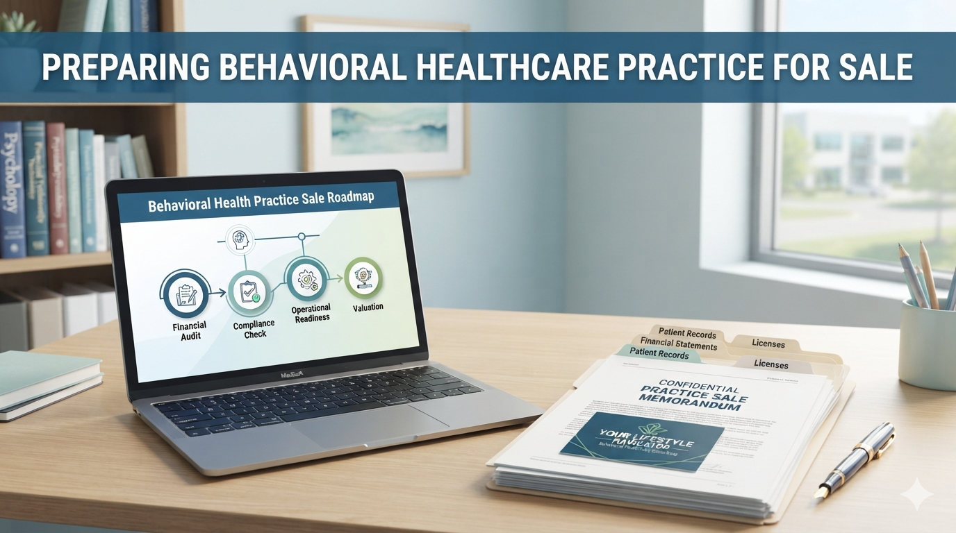 Preparing Behavioral Healthcare Practice For Sale by Your Lifestyle Navigator